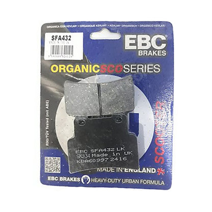 Front brake pads Yamaha YZF-R 125 14-18 EBC - organic