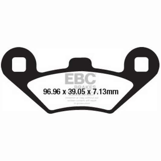 Pastillas de freno delanteras Peugeot Metropolis 400 13-16 EBC HH - sinterizadas SFA650HH