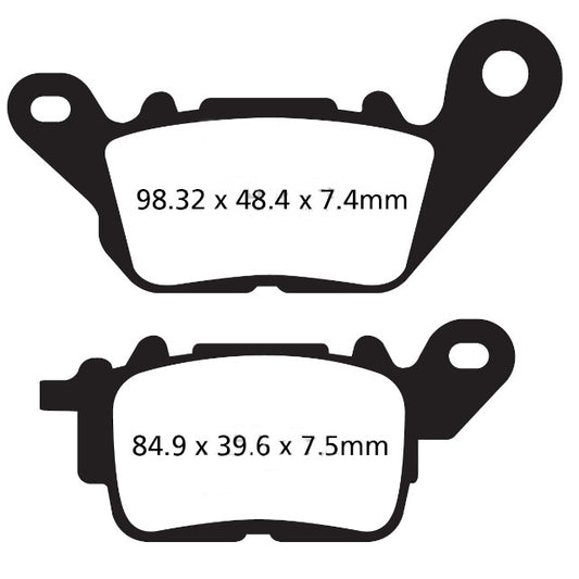 Pastillas de freno delanteras Yamaha N-Max 125/150 15-23 EBC HH - sinterizadas SFA694HH