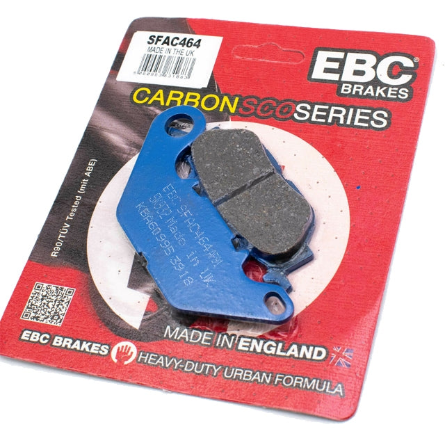 Pastillas de freno traseras Yamaha YBR 125 EBC - carbono