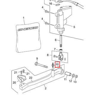 Brake pedal stop Sherco 50