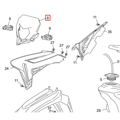 Careta Sherco >2012 - blanco