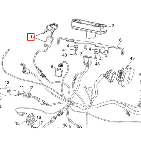 Complete lock Sherco SM-R / SM-RS / SE-R / SE-RS 50