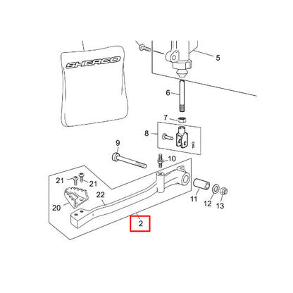Pedal de travão Sherco SM-R / SE-R 50
