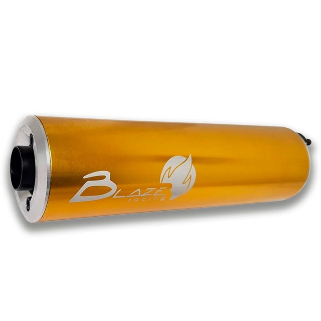 Exhaust silencer anodized aluminium Blaze Racing
