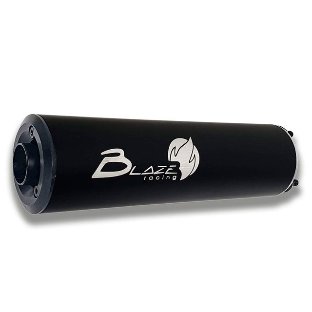 Exhaust silencer anodized aluminium Blaze Racing