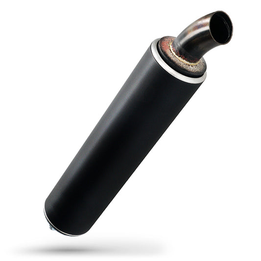 SCR Corse exhaust silencer for 50cc scooter - black