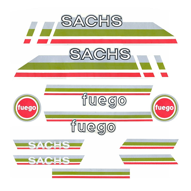 Kit pegatinas Sachs Fuego - gris SIS005B