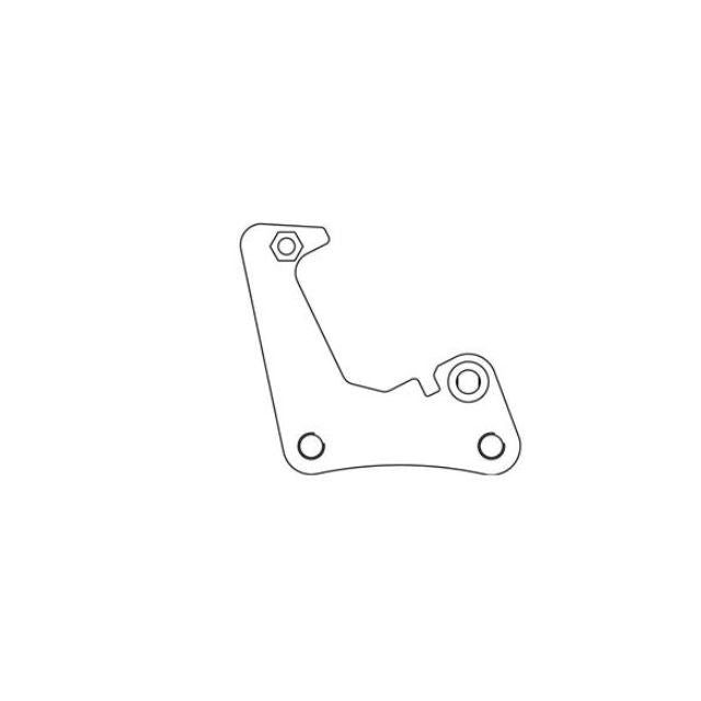 Soporte pinza Yamaha N-Max 125/150 disco oversize d.267mm Galfer SP048