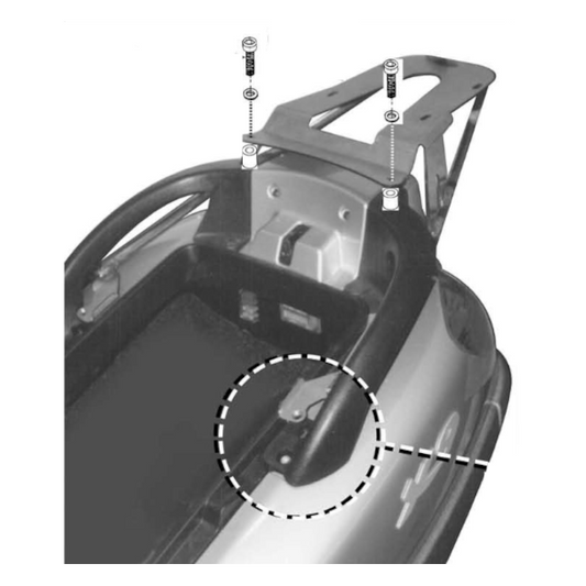 Soporte baúl Monolock Piaggio X9 125/180/200/250/500 Givi