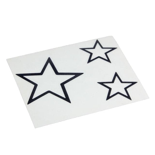 Pegatina (set de 3 ud) Estrella - elige color: