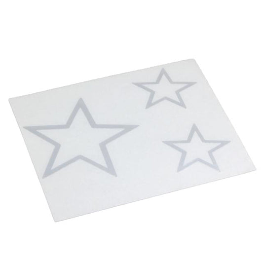 Pegatina (set de 3 ud) Estrella - elige color: