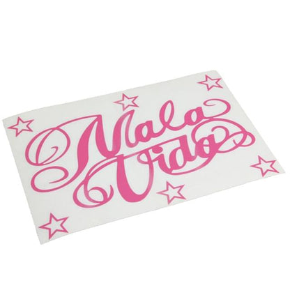 Autocollant "Mala-Vida" - choisis la taille et la couleur :