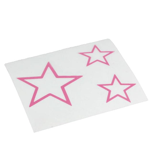 Pegatina (set de 3 ud) Estrella - elige color: