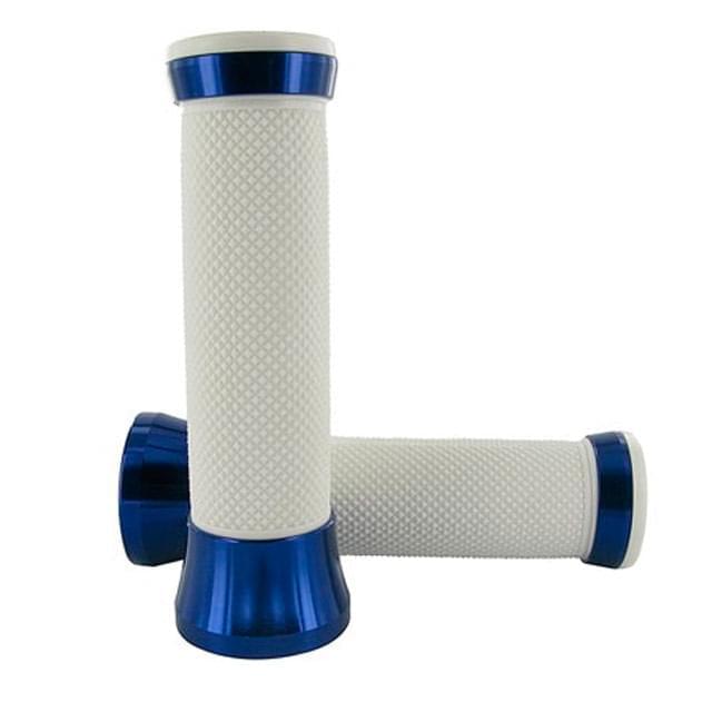 CNC machined grips STR8 - white