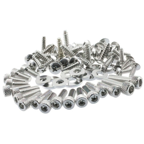 Fairing screws Yamaha Aerox / MBK Nitro 50 2T STR8 - chrome