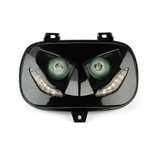 Double Optic Headlight R8 Yamaha BW'S 50 <2004 STR8 - black