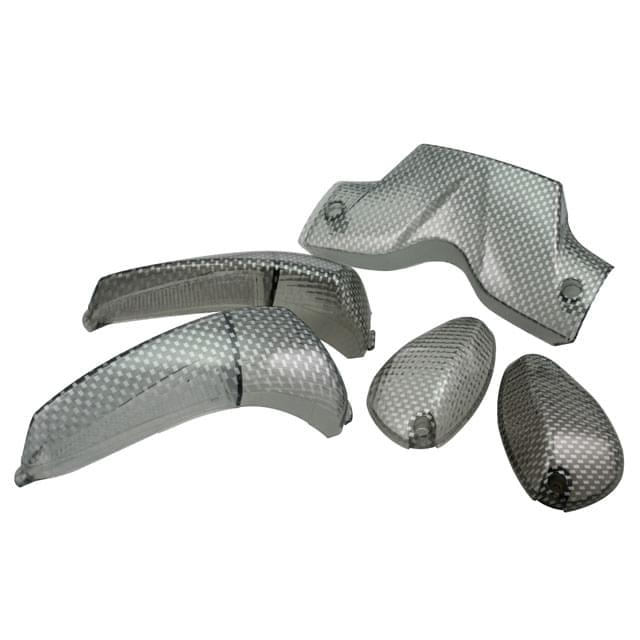 Kit de tulipas de piscas e farolim traseiro Gilera Runner 03/ STR8 - carbono