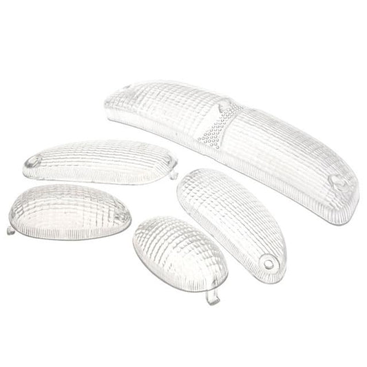 Kit tulips of indicators and rear light /Typhoon/NRG STR8 - white CE