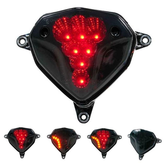 Tail light LED with indicators blackline Yamaha Aerox (CE) STR8