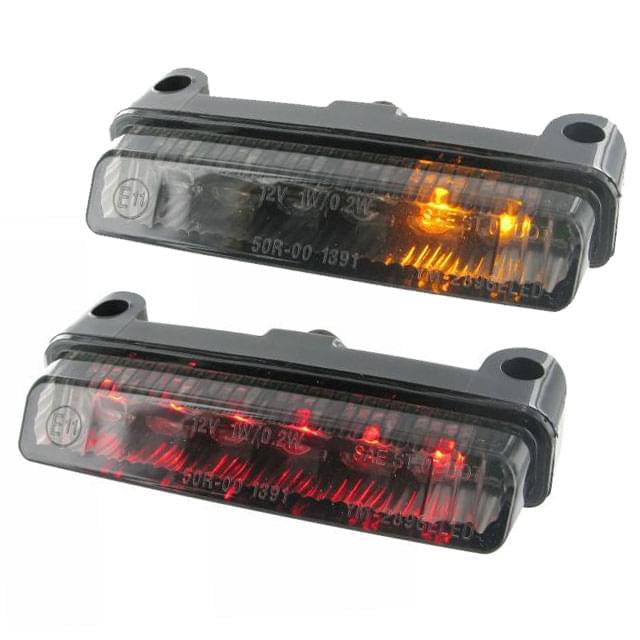 Tail light LED with indicators Mini 7x1cm (CE) STR8