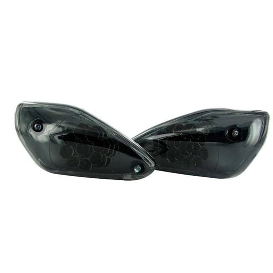 STR8 LED Black/Line front indicators / CE approved Aerox