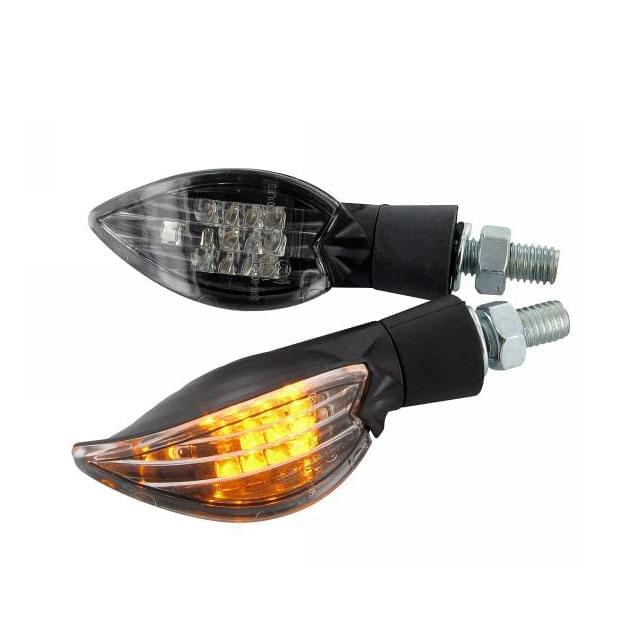 Intermitentes Curve LED CE blackline STR8 - negro STR-696.10/BK