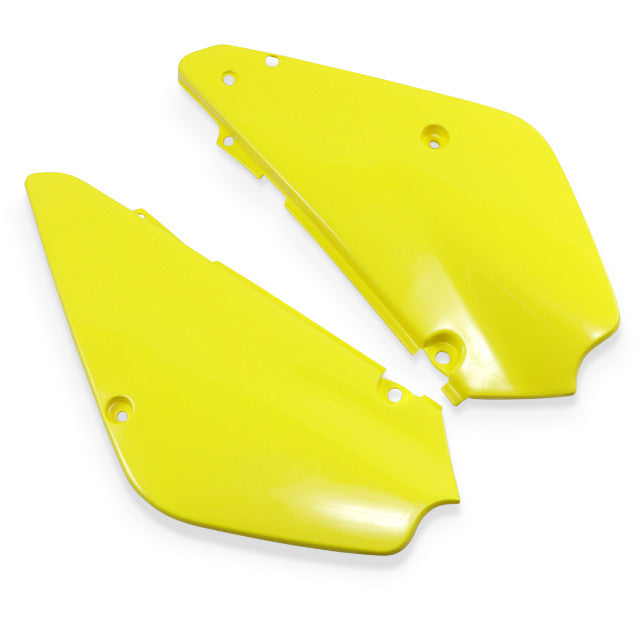 Tapas laterales Suzuki RM 85 00-23 UFO - amarillo SU03970-102