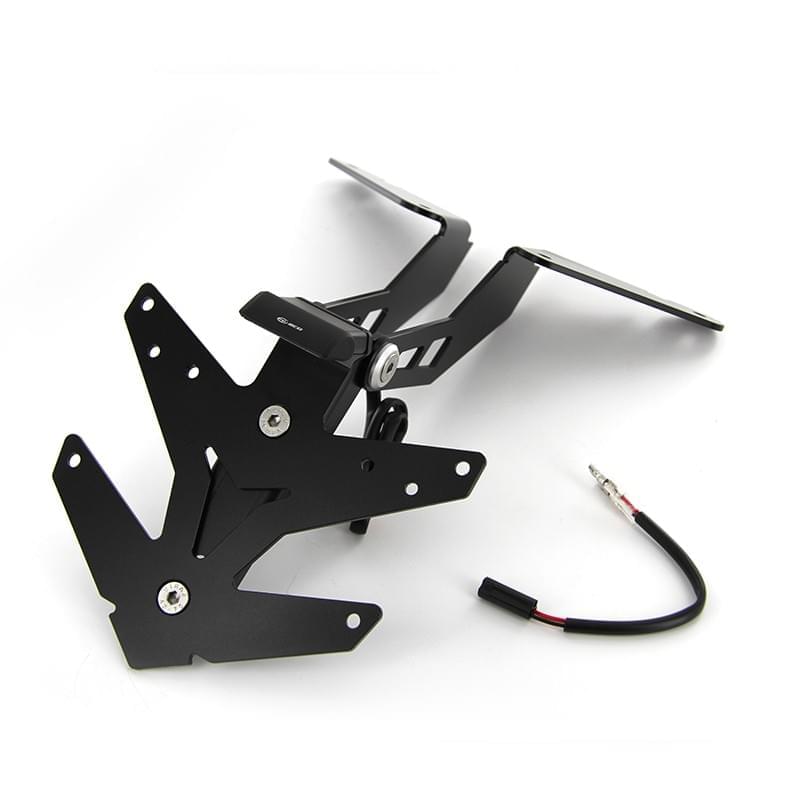 Portamatrículas Yamaha T-Max 530 >12 BCD - negro mate