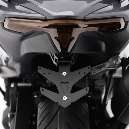License plate holder with license plate light Yamaha T-Max 560 Phase 2 BCD - matte black