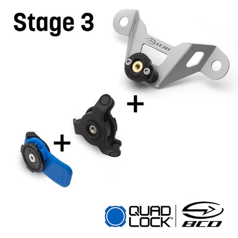 Soporte teléfono Quadlock Stage 3 Ducati Supersport S 2017> BCD SUPTEL006ST3