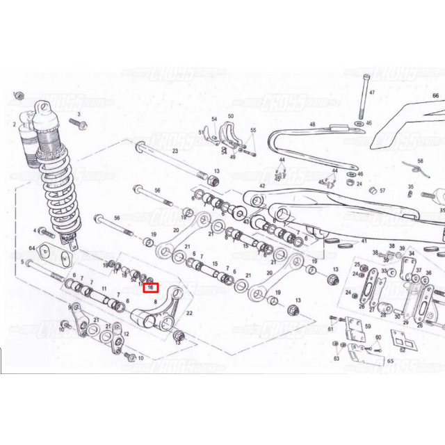 Anilha de ajuste de suspensão 21X10,2X1 Gas Gas