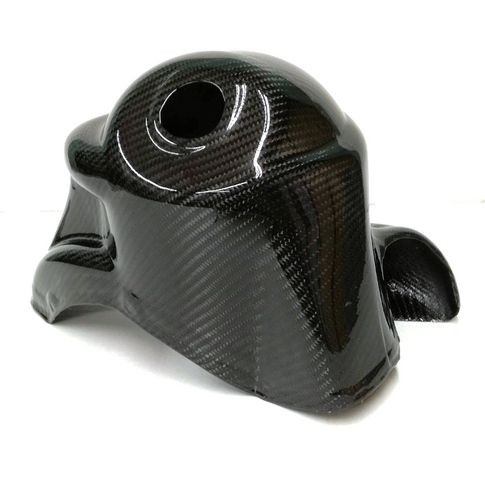Tapa deflector cilindro carbono Vespa 125 Primavera/PK/FL 10"pollici TC135