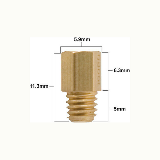 Chiclé de alta carburador 4/042 Hexagonal Mikuni