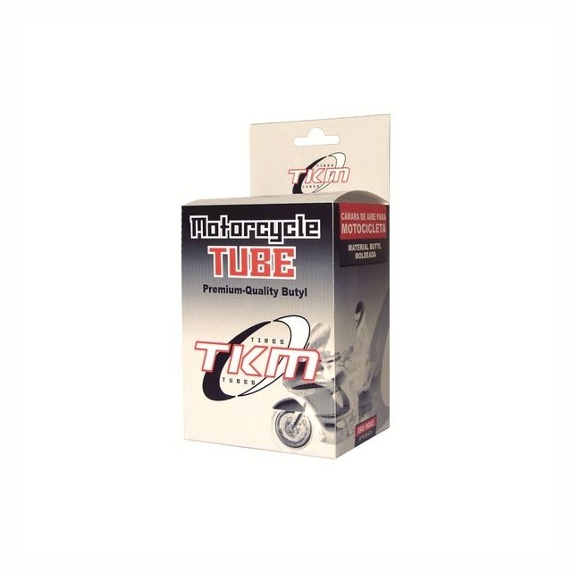 Cámara de aire 2.25/2.50/2.75-19 válvula TR4 recta TKM