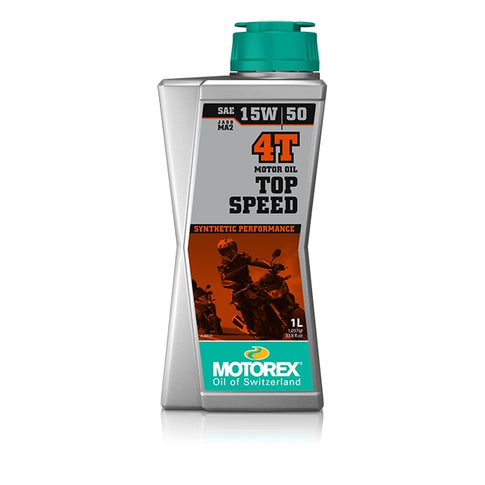 Aceite Motor TOP SPEED 4T 15W50 1L Motorex MT062H004T