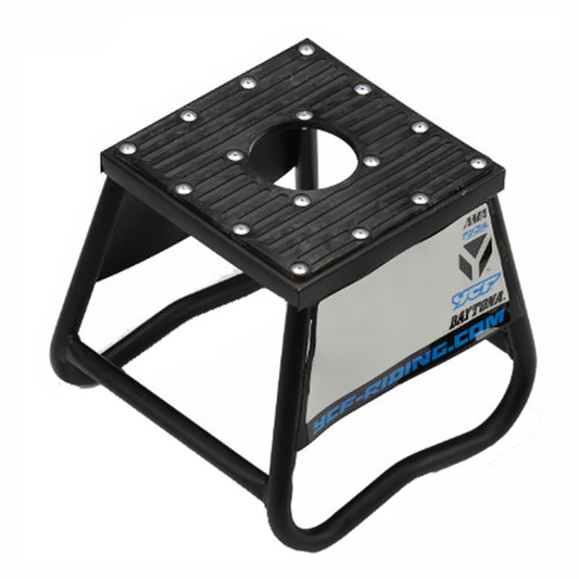 Caballete central competición bajo Alt. 320mm Pitbike YCF - Negro TREPIED02-BK