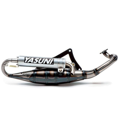 Yasuni R Exhaust for Peugeot horizontal / Morini scooter (CE) - aluminium