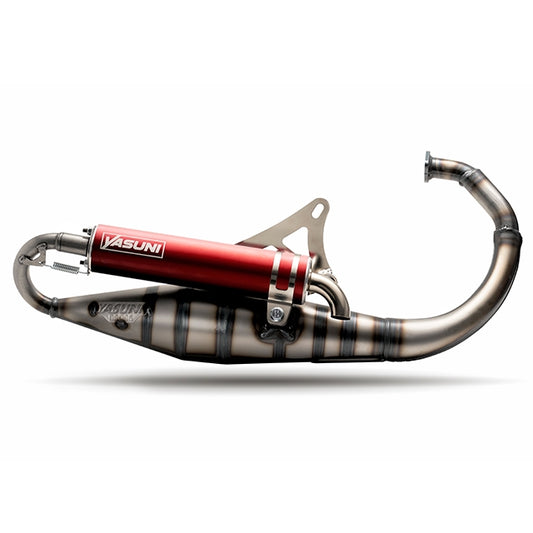 Yasuni Carrera 10 Minarelli Vertical Exhaust (CE) - black-carbon - Red