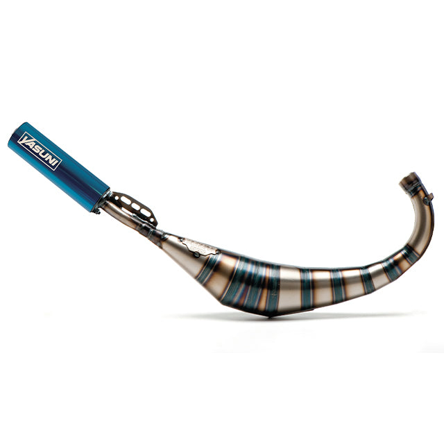 Yasuni R3 Exhaust Beta RR-T / Derbi Senda / Rieju SMX/MRX / Yamaha DT - blue