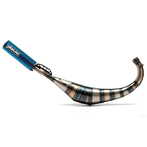 Yasuni R3 Exhaust Beta RR-T / Derbi Senda / Rieju SMX/MRX / Yamaha DT - blue