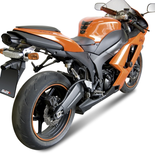 Escape MIVV Slip-On Suono Kawasaki ZX-6R 07-08 (CE) - carbono