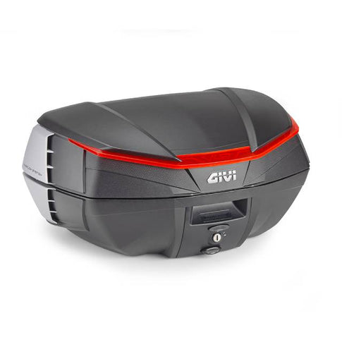 Top case V49 AIR black red catadioptric 49 Litres Givi
