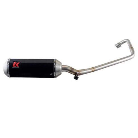 Exhaust Macbor Shifter MCI 125I 2018 Oval H2 Turbokit - Carbon Tip