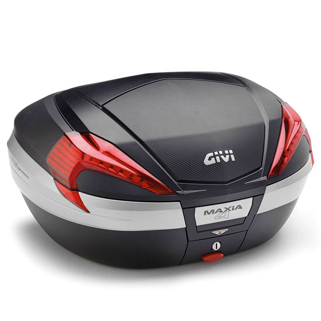 Monokey Case V56 Carbon Cover Red Reflectors 56 Litres Givi