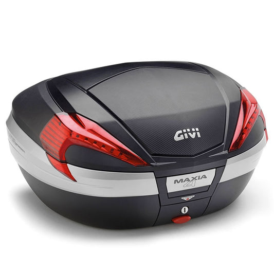 Monokey Case V56 Carbon Cover Red Reflectors 56 Litres Givi