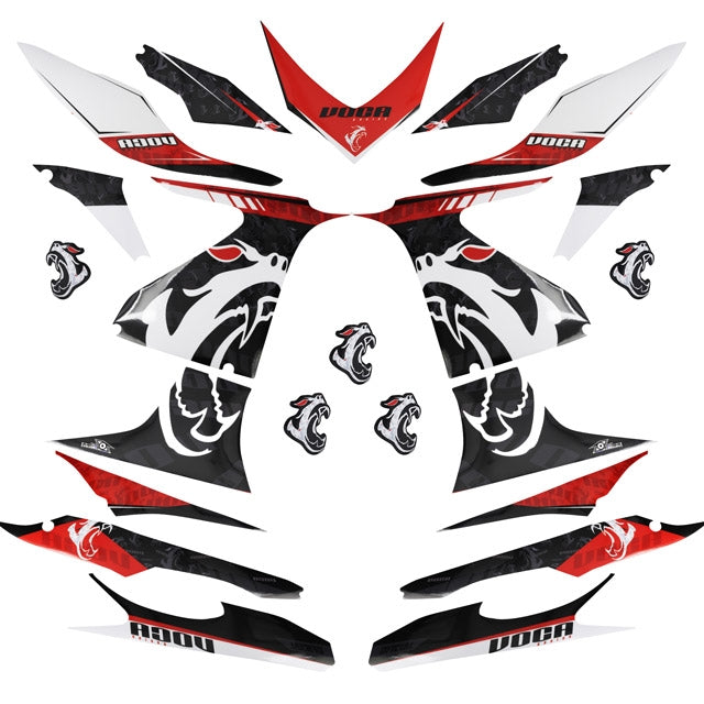 Kit pegatinas Voca Yamaha Aerox hasta 2013 VCR-KIT-AEROX