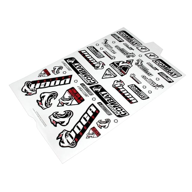 Pegatinas Voca Racing lado derecho y izquierdo 46 pegatinas VCR-MD0100
