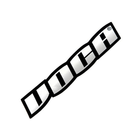 Autocollant Voca Racing réduit anticalorique chromé