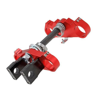 Mesa completa de alumínio CNC 45/48 160mm Pitbike YCF - Vermelho